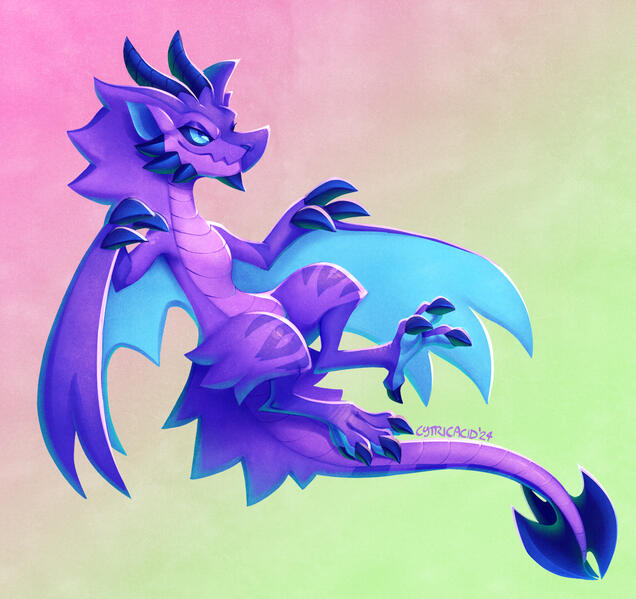 Cytric Acid, practice in softer rendering.
